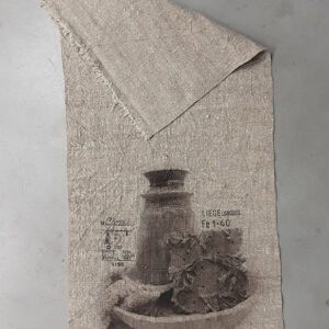 Doek houten vaas en stempel 300x300